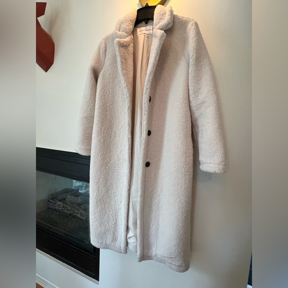 Cupcakes and Cashmere Havana Cream White Teddy Bear Coat - Picture 5 of 9